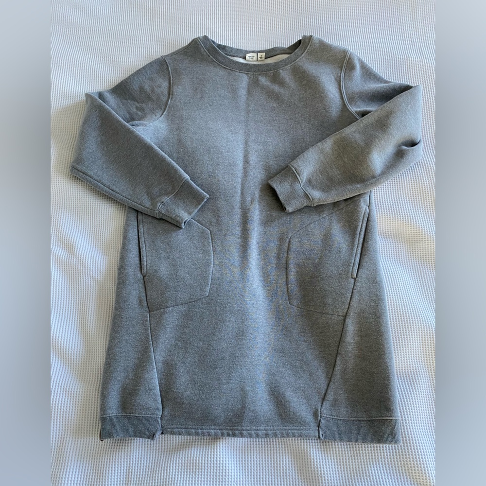 10 Tree Gray Sweatshirt Dress/Tunic. Size Medium. - Picture 1 of 9